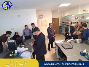 بازدید مسئولین پالایشگاه های مناطق نفت خیز جنوب از شرکت دانش قطعه ثمین