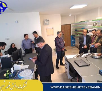 بازدید مسئولین پالایشگاه های مناطق نفت خیز جنوب از شرکت دانش قطعه ثمین